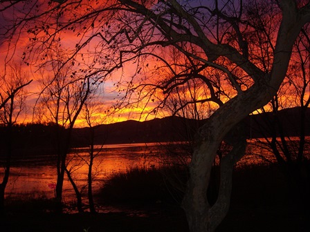 Tramonto sul lago Maggiore